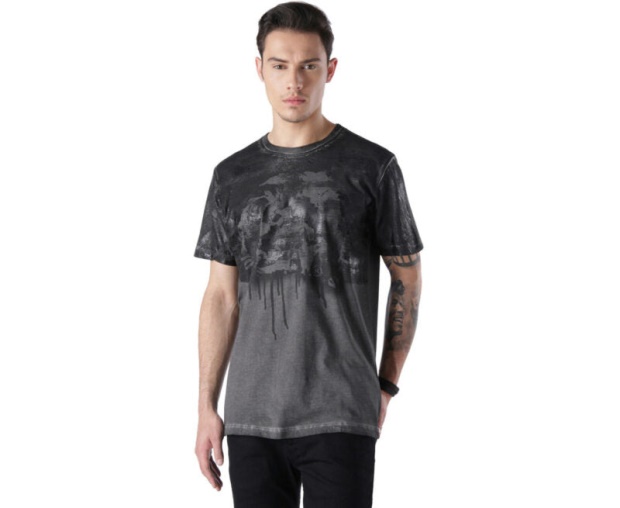 Diesel UK T Rodol Men's T Shirt Short Sleeve Crew Neck Graphic Print Casual Wear