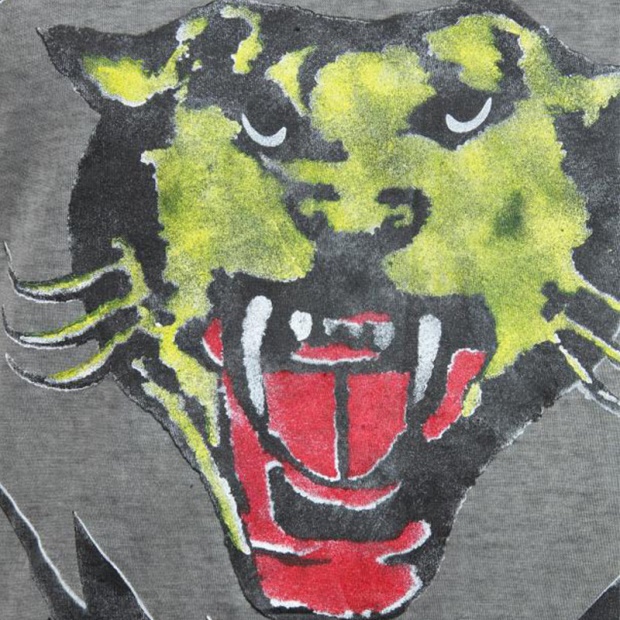 T Sons Men's T Shirts Short Sleeve Tiger Print Casual Summer Cotton Tees Diesel UK