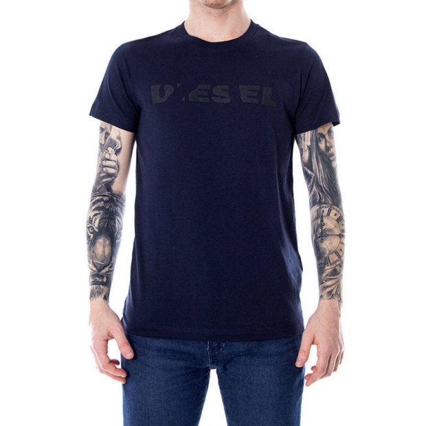 Diesel UK T Diego Brok Men's T Shirt Short Sleeve Casual Cotton Tees Summer Top New