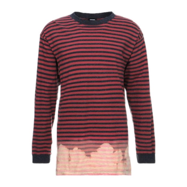 Diesel UK T Halo Men's T Shirt Crew Neck Casual Cotton Long Sleeve Summer Tees