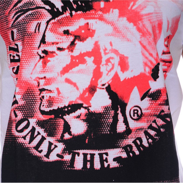 T9 Mohican 0W91B Men's T Shirt Crew Neck Short Sleeve Casual Cotton Tee Diesel UK