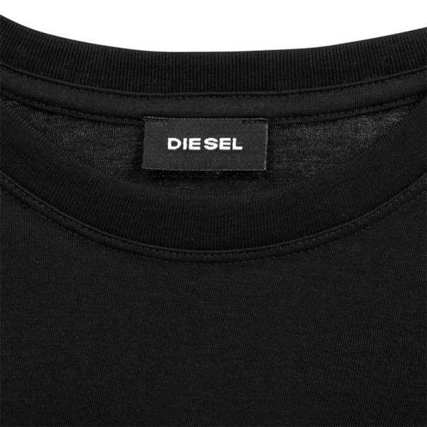 Diesel UK T Diego He Men's T-Shirt Crew Neck Short Sleeve Casual Black Summer Tee