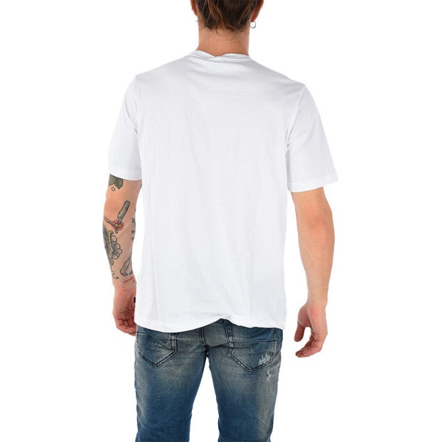 Diesel UK T Just Wn Men's T-Shirt Short Sleeves Crew Neck Printed Casual Tees