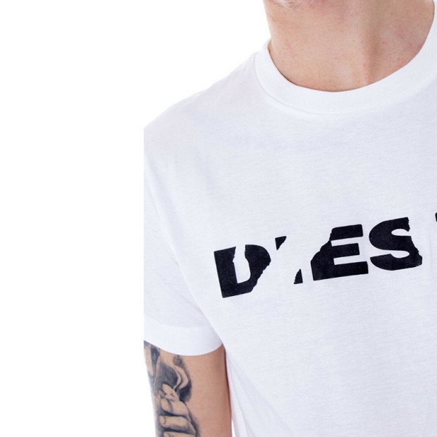 Diesel UK T Diego Brok Men's T Shirt Crew Neck Tops Short Sleeve Cotton Tee