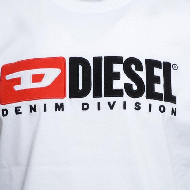 Black/Blue/Grey/White Diesel UK T Diego Division Men's T Shirt Short Sleeve Tee Casual Cotton Summer Top