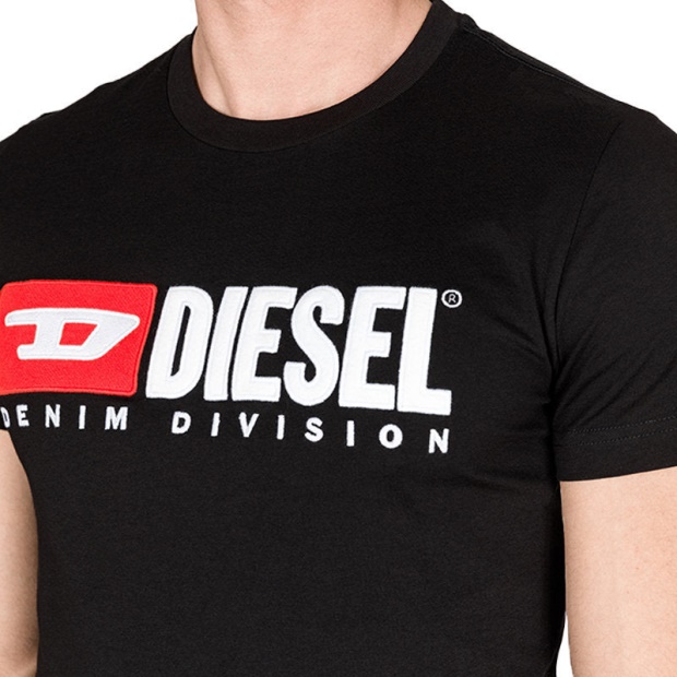 Black/Blue/Grey/White Diesel UK T Diego Division Men's T Shirt Short Sleeve Tee Casual Cotton Summer Top