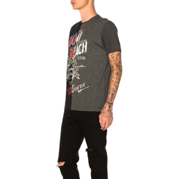 Diesel UK T Joe Ng Men's T Shirts Crew Neck Graphic Print Casual Cotton Summer Tee