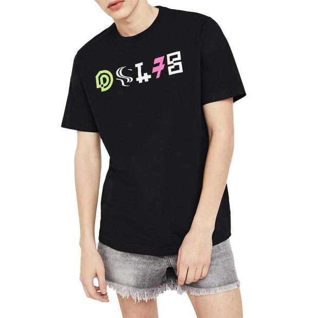 Diesel UK T Just Y17 Men's T Shirt Short Sleeve Crew Neck Casual Summer Cotton Tees