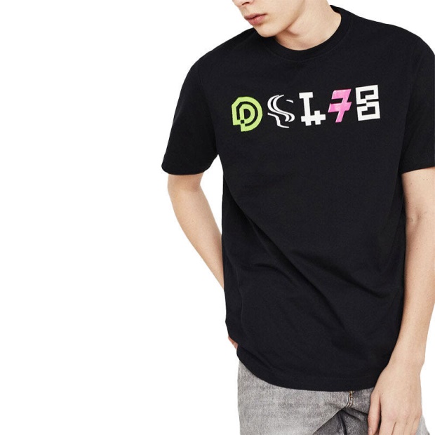 Diesel UK T Just Y17 Men's T Shirt Short Sleeve Crew Neck Casual Summer Cotton Tees