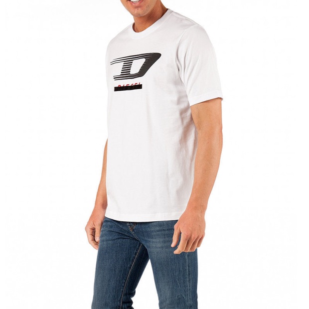 T Just Y4 Men's T Shirt Crew Neck Short Sleeve Casual Cotton Tee Diesel UK