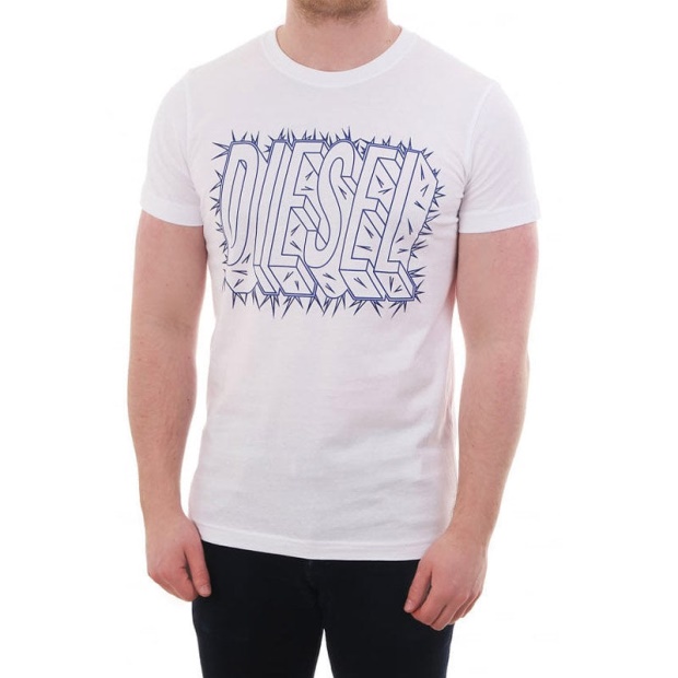 Diesel UK T Diego Sl Men's T Shirt Short Sleeve Crew Neck Casual Summer Cotton Tees