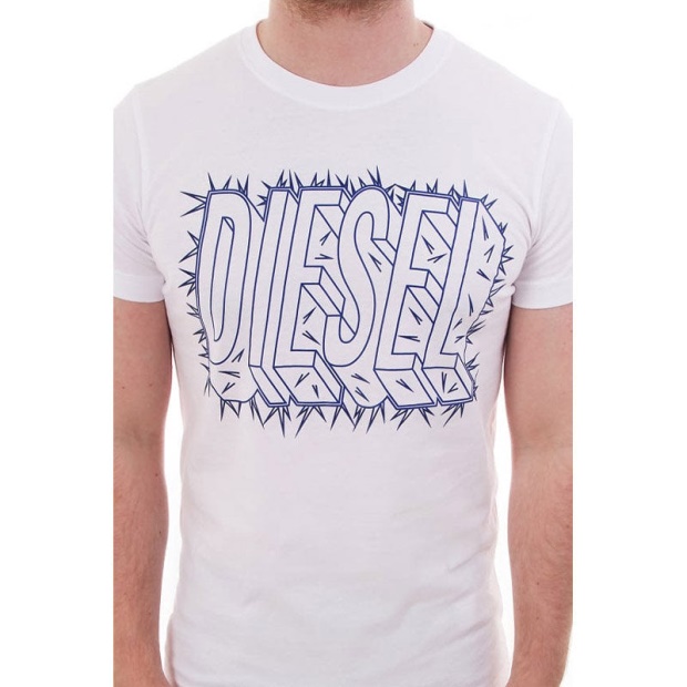 Diesel UK T Diego Sl Men's T Shirt Short Sleeve Crew Neck Casual Summer Cotton Tees