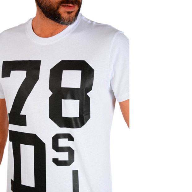 T Diego Nd Men's T Shirt Short Sleeve Crew Neck Casual Summer Cotton Tees Diesel UK Black/White