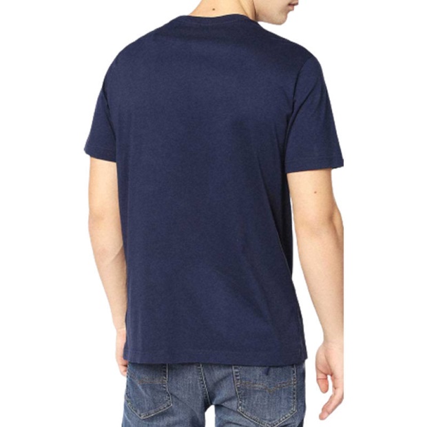 Black/White T Joe Sc Men's T Shirt Crew Neck Regular Slim Fit Casual Summer Cotton Tee Diesel UK