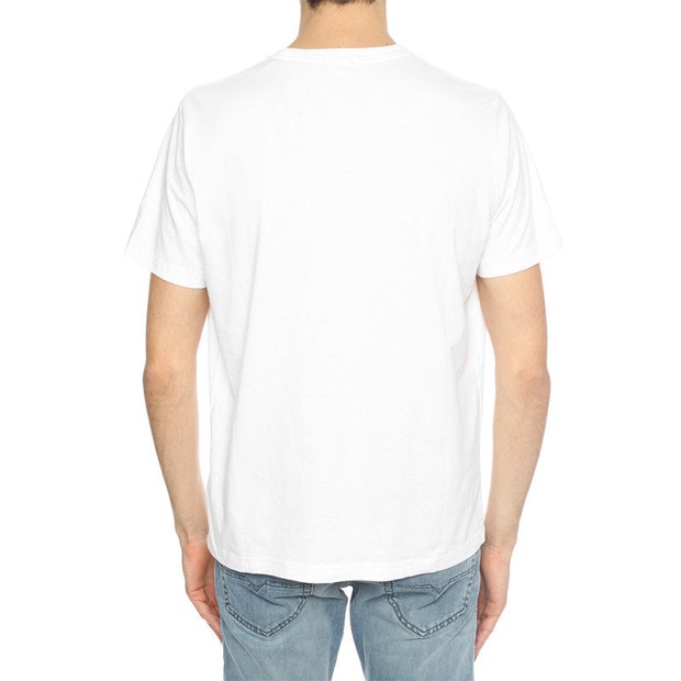 Black/White T Joe Sc Men's T Shirt Crew Neck Regular Slim Fit Casual Summer Cotton Tee Diesel UK