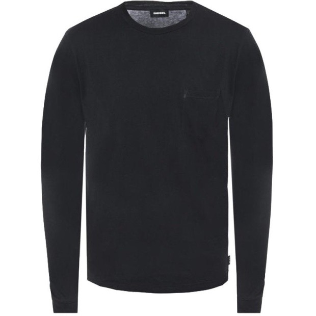 T Avon Ls Men's T Shirt Long Sleeve Crew Neck Casual Summer Cotton Tees Diesel UK