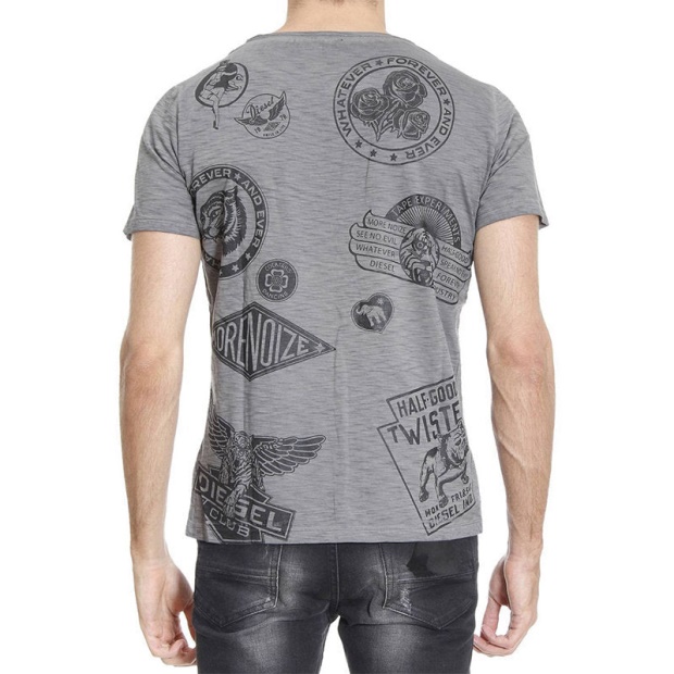 Diesel UK T Joe Dc Gf Men's T Shirt Short Sleeve Crew Neck Casual Cotton Summer Tee