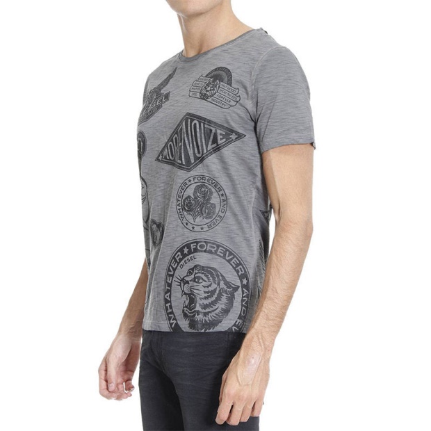 Diesel UK T Joe Dc Gf Men's T Shirt Short Sleeve Crew Neck Casual Cotton Summer Tee