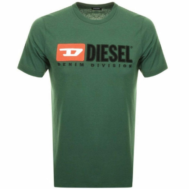 Diesel UK T Just Division Men's T Shirt Short Sleeve Crew Neck Casual Cotton Tee