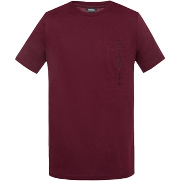 T Just Pocket Men's T-Shirt Short Sleeve Crew Neck Casual Loose Fit Diesel UK