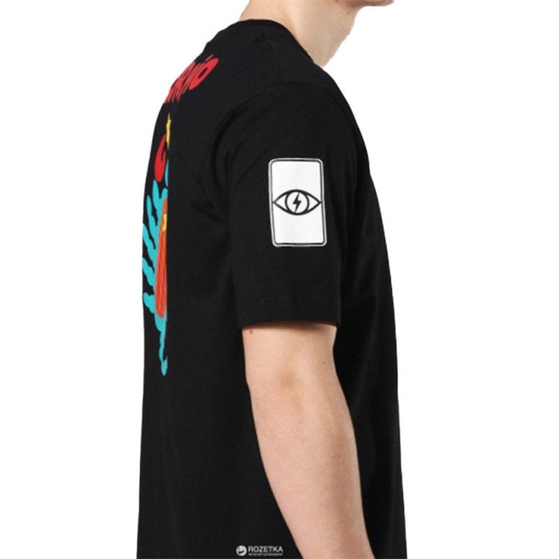 Diesel UK T Just Zb Men's T Shirt Short Sleeve Crew Neck Casual Summer Cotton Tees