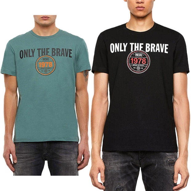 T Diegos K35 Men's T Shirt Crew Neck Short Sleeve Casual Summer Cotton Diesel UK