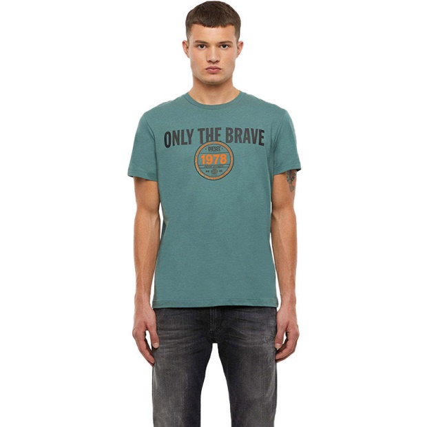 T Diegos K35 Men's T Shirt Crew Neck Short Sleeve Casual Summer Cotton Diesel UK