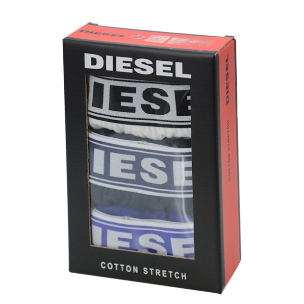 Men's Boxer Trunks Stretch 3 Pack Boxer Shorts High Quality Underwear Gift Diesel UK