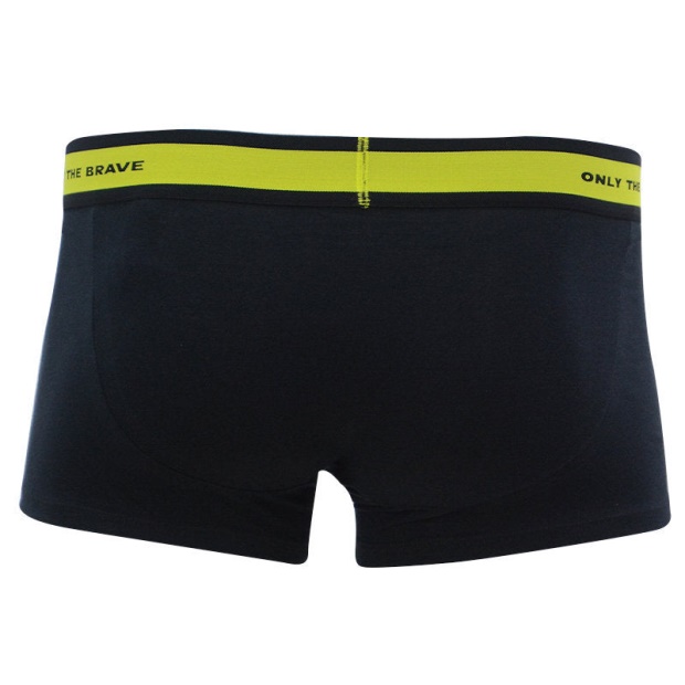 Diesel UK Men's Boxer Trunks Shorts 3 Pack Regular Soft Cotton Black Underwear Gift