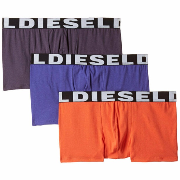 Diesel UK Umbx Shawn Seasonal Edition Men's Boxer Trunk Stretch 3X Pack Underwear