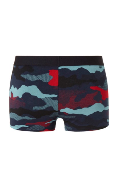 Seasonal Edition Men's Boxer Cotton 3 Pack Camouflage Underwear Trunks Diesel UK