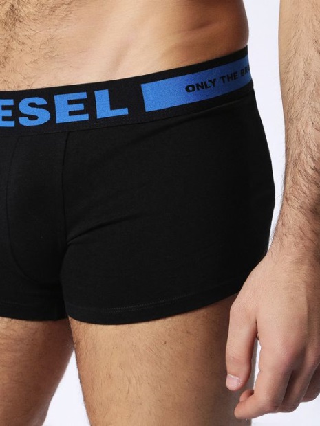 Diesel UK Seasonal Men's Boxer Stretch Cotton 3 Pack Underwear Trunks E8A-2991