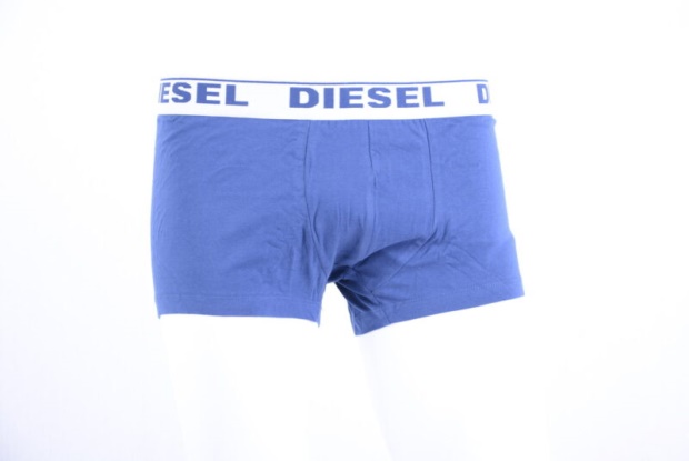 Men's Boxer Trunks Fresh & Bright 3X Pack Cotton Underwear Blue Shorts Diesel UK