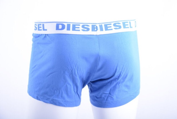 Men's Boxer Trunks Fresh & Bright 3X Pack Cotton Underwear Blue Shorts Diesel UK