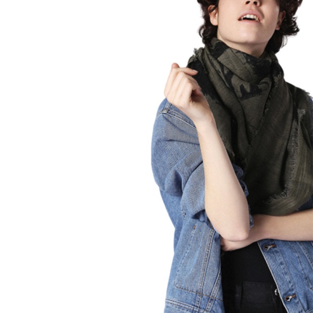 Diesel UK Swillot C 51F Scarf Men's Scarf Unisex Winter Shawl Wrap Women's Scarves