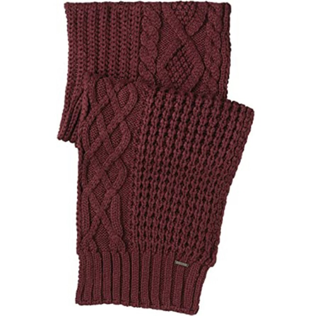 K Andro Men's Scarf Winter Shawl Wrap Casual Women's Scarves Muffler Diesel UK Black/Maroon