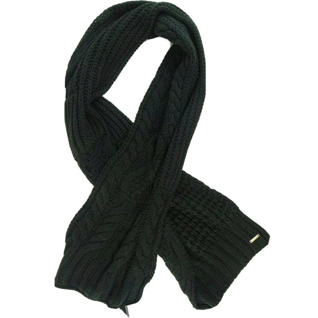 K Andro Men's Scarf Winter Shawl Wrap Casual Women's Scarves Muffler Diesel UK Black/Maroon