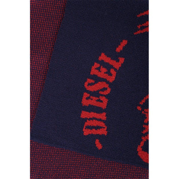 Diesel UK K-Duboo Men's Scarf Winter Shawl Wrap Casual Gents Scarves Muffler Navy