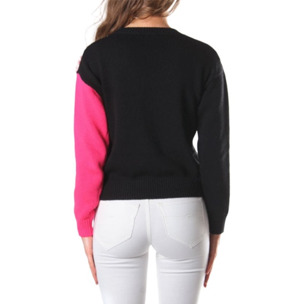 Diesel UK M Flamy A Flamingo 0Hanu Women's Sweatshirt Crew Neck Pullover Knit Jumper