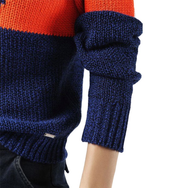 Diesel UK M Rhombus 0Namm 8Cr Women's Sweatshirt Slim Crew Neck Pullover Wool Jumper