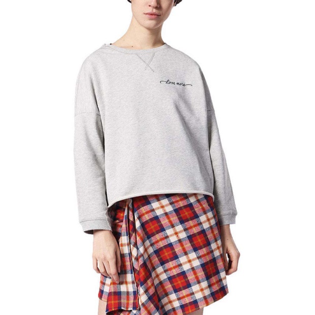 F Gertrude New Women's Oversize Sweatshirts Casual Jumper Cotton Cardigan Diesel UK