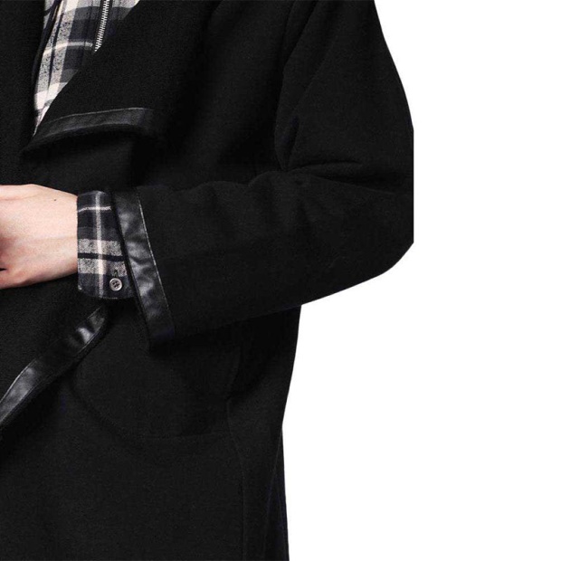 Diesel UK G Glam 900 Women's Trench Coat Virgin Wool Jacket Single Breasted Overcoat