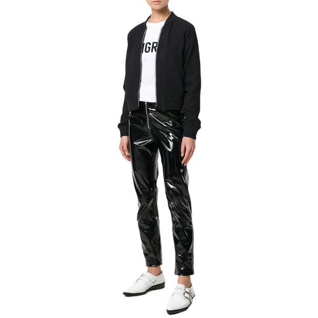 De Bruce L Women's Bomber Jacket Quilted Varsity Jacket Winter Black Coat Diesel UK