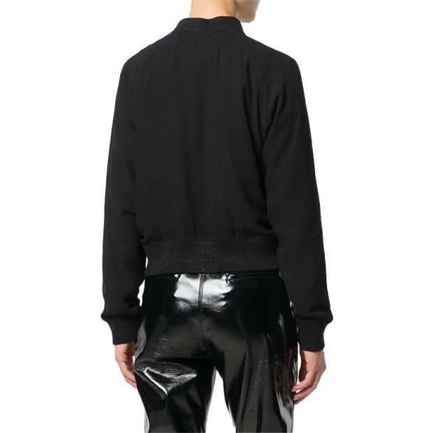 De Bruce L Women's Bomber Jacket Quilted Varsity Jacket Winter Black Coat Diesel UK