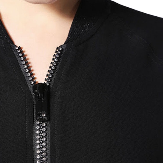 De Bruce L Women's Bomber Jacket Quilted Varsity Jacket Winter Black Coat Diesel UK