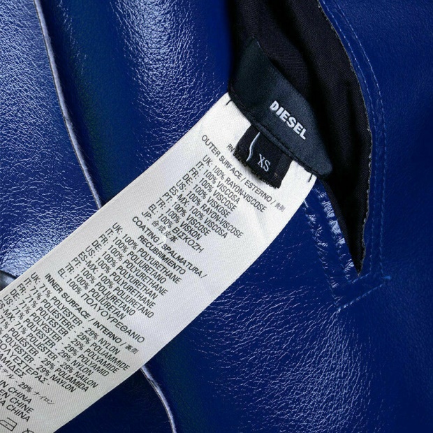 Diesel UK L Lilac Women's Jacket Double Breasted Coat Winter Reversible Overcoat