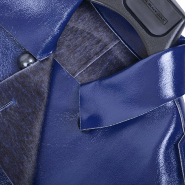 Diesel UK L Lilac Women's Jacket Double Breasted Coat Winter Reversible Overcoat