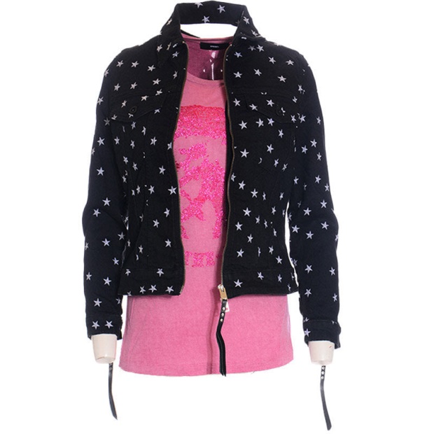 De Rocky Women's Jackets Stylish Denim Racer Coats Casual Biker Jackets Diesel UK