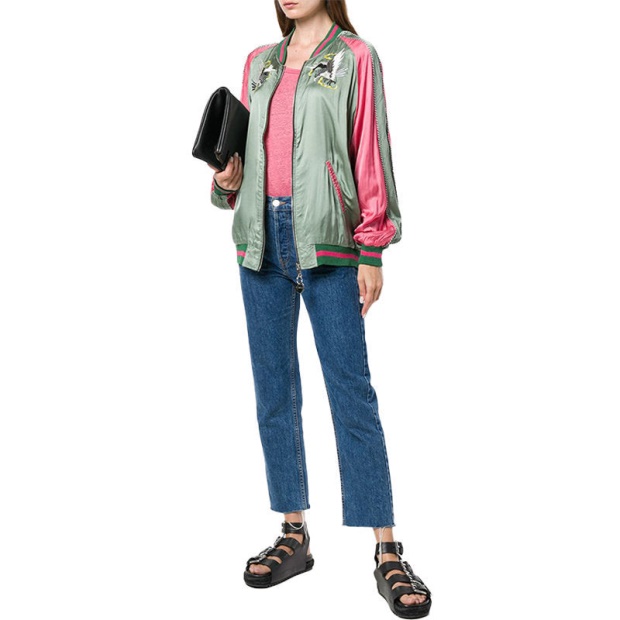 Diesel UK G Frank A Women's Bomber Jacket Ladies Winter Outwear Reversible Coat Xs S