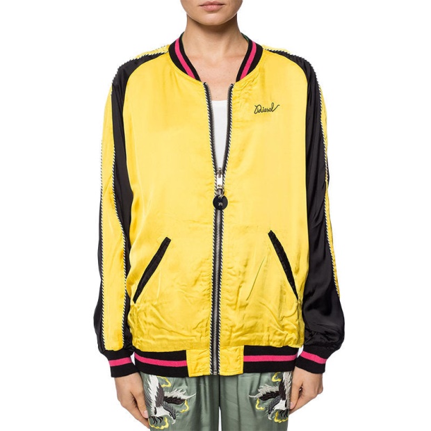 Diesel UK G Frank A Women's Bomber Jacket Ladies Winter Outwear Reversible Coat Xs S